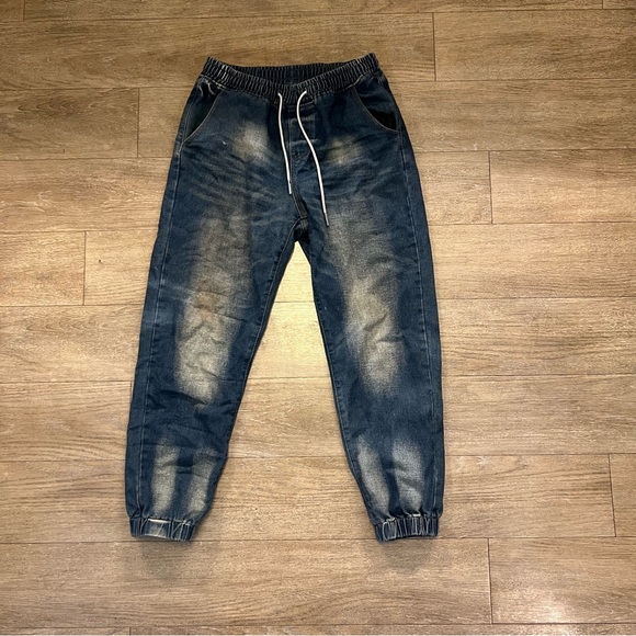 Men's Blue Jogger Jeans size medium - Picture 1 of 3